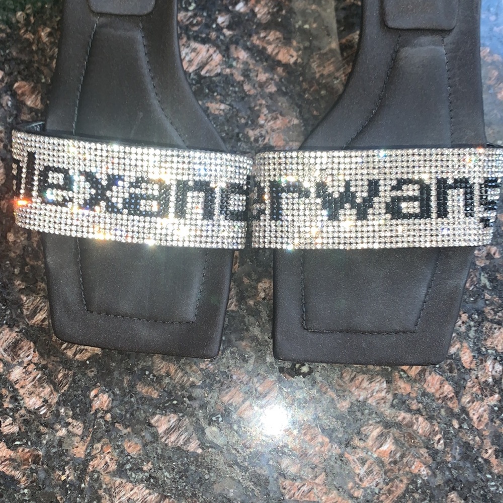 Alexander Wang Rhinestone Kitten Heels Sz. 39
